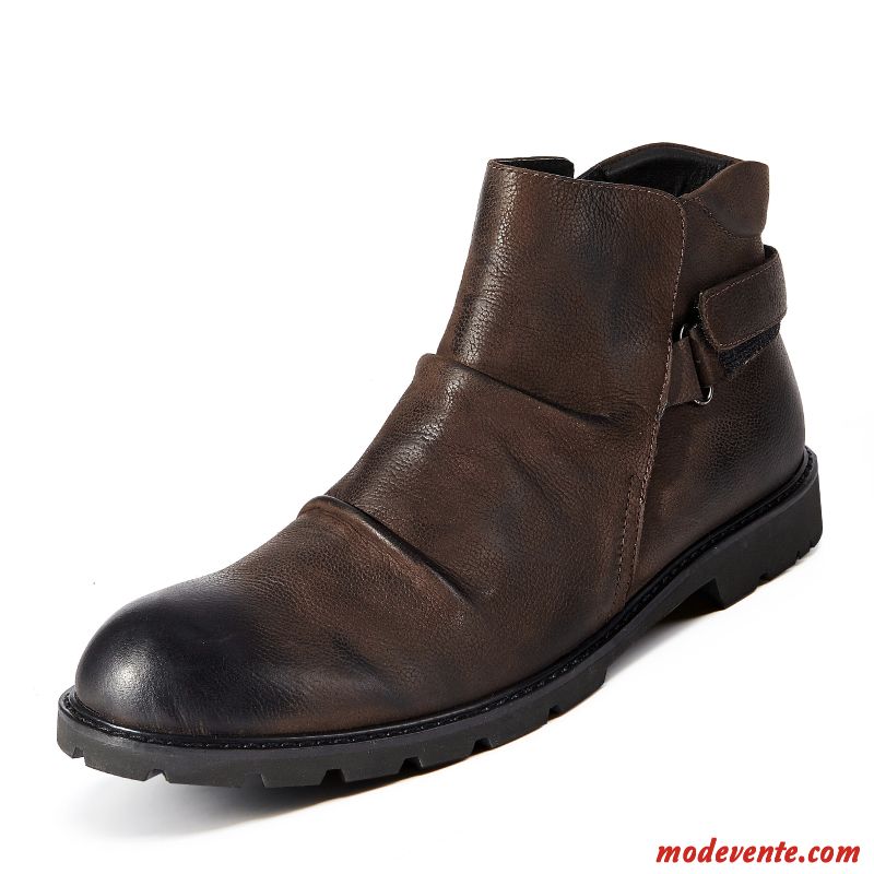 Bottes Homme Tous Les Assortis Bureau Hautes Bottes Courtes Bottes Martin Chauds