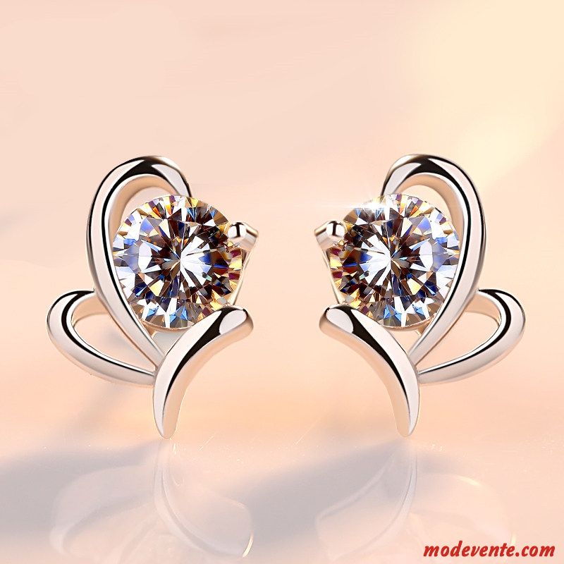 Boucles D'oreilles Femme Atmosphère Personnalité Perle Tempérament Pure All-match Argent