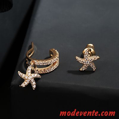 Boucles D'oreilles Femme Simple Longue Section Tempérament Frais Or