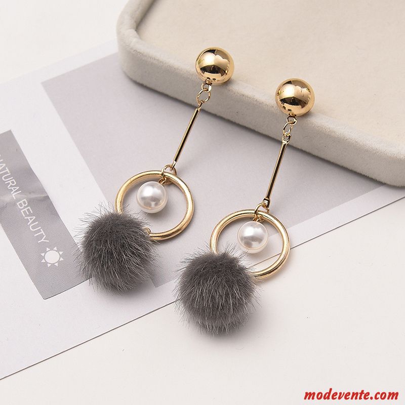 Boucles D'oreilles Femme Tempérament Longue Section Accessoires Personnalité Gros Créatif Or