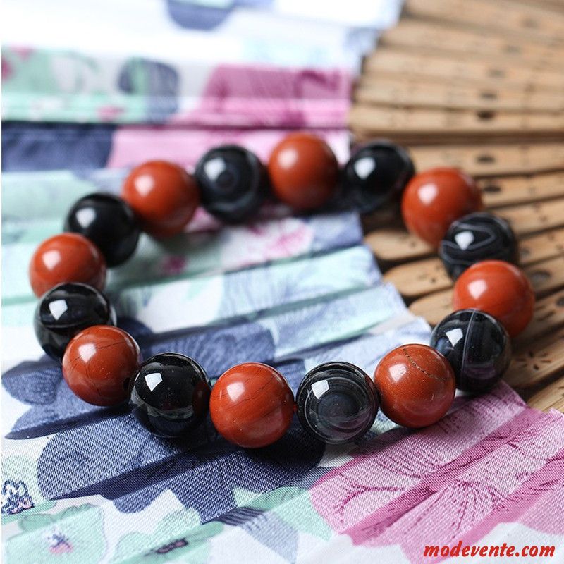 Bracelet Homme Bambou Modèles Féminins Rouge