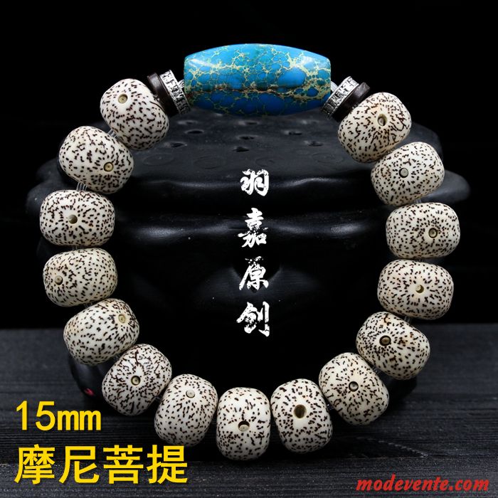 Bracelet Homme Fleur Gros Modèles Féminins Gris