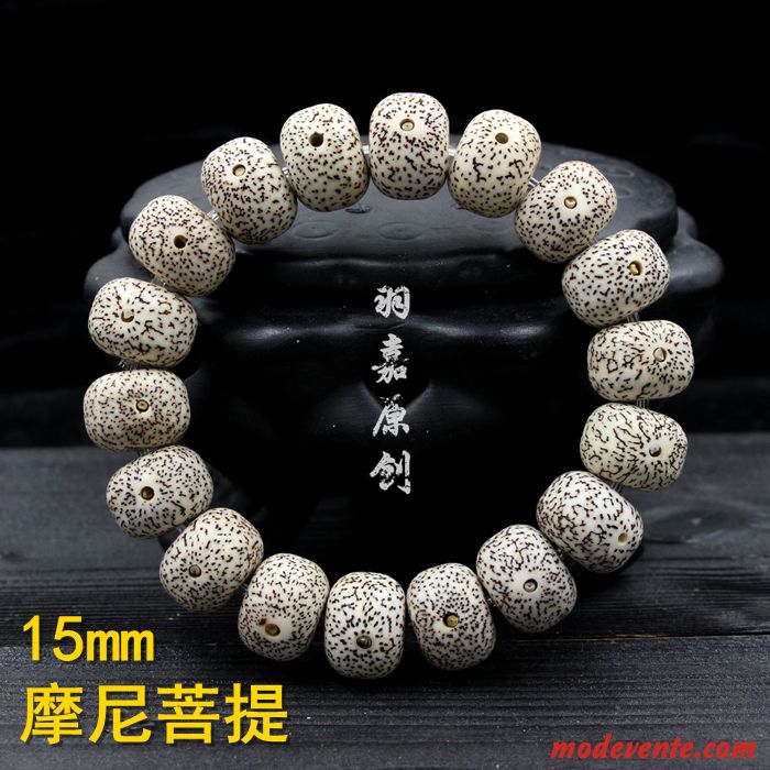 Bracelet Homme Fleur Gros Modèles Féminins Gris