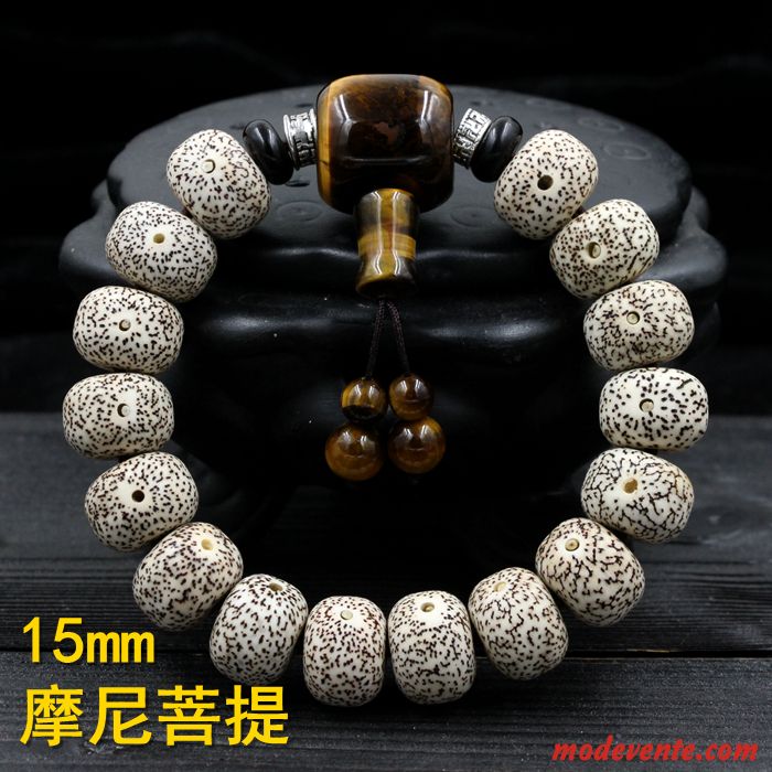 Bracelet Homme Fleur Gros Modèles Féminins Gris