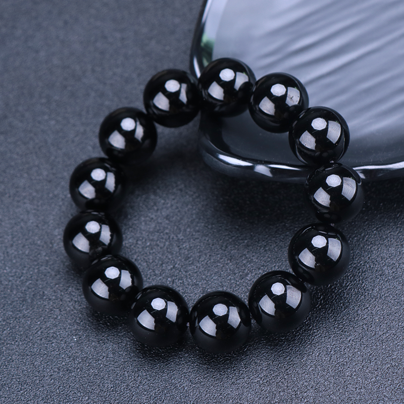 Bracelet Homme Gros Naturel Noir