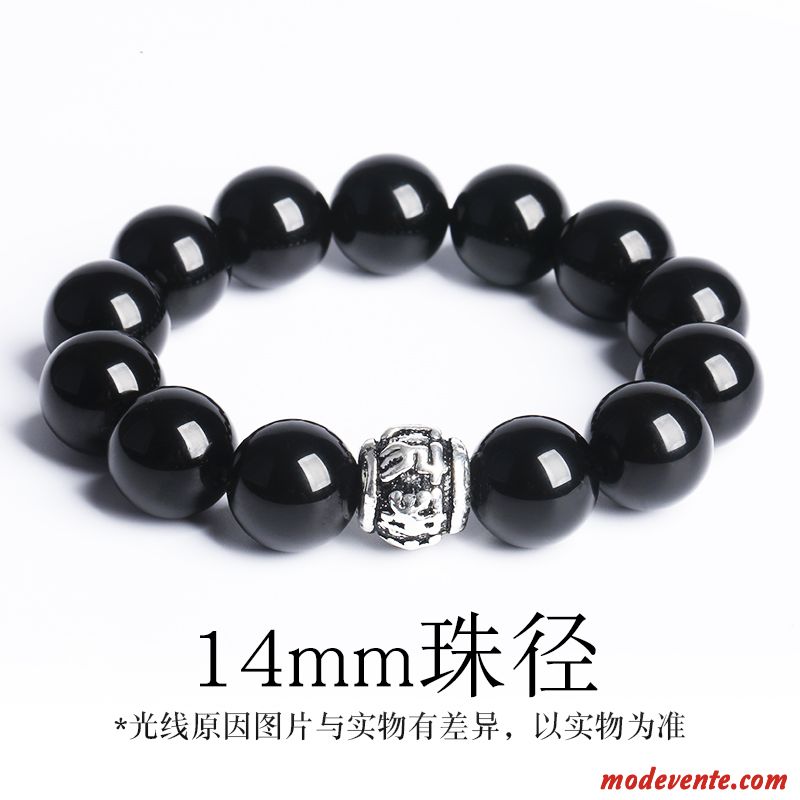 Bracelets Femme Cristal Accessoires Homme Amoureux Modèles Féminins Pure Noir Or