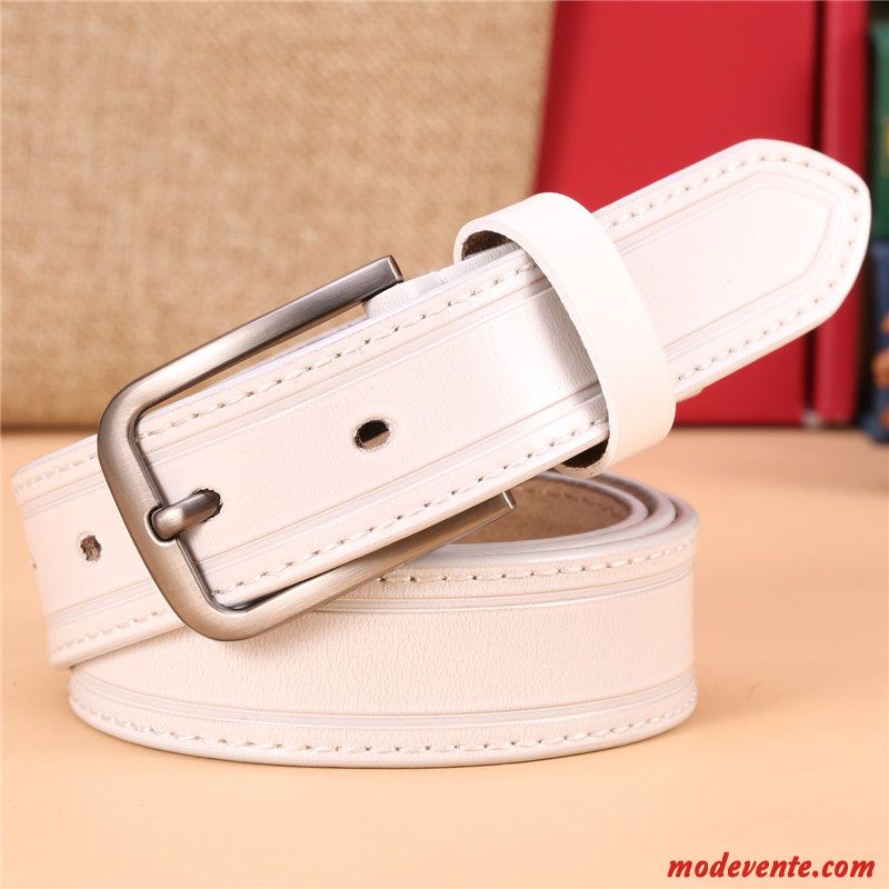 Ceinture Femme Le Nouveau Pure Filles Cuir De Vache All-match Simple