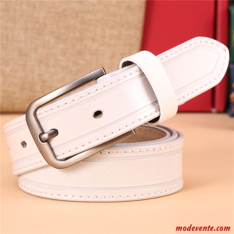 Ceinture Femme Le Nouveau Pure Filles Cuir De Vache All-match Simple