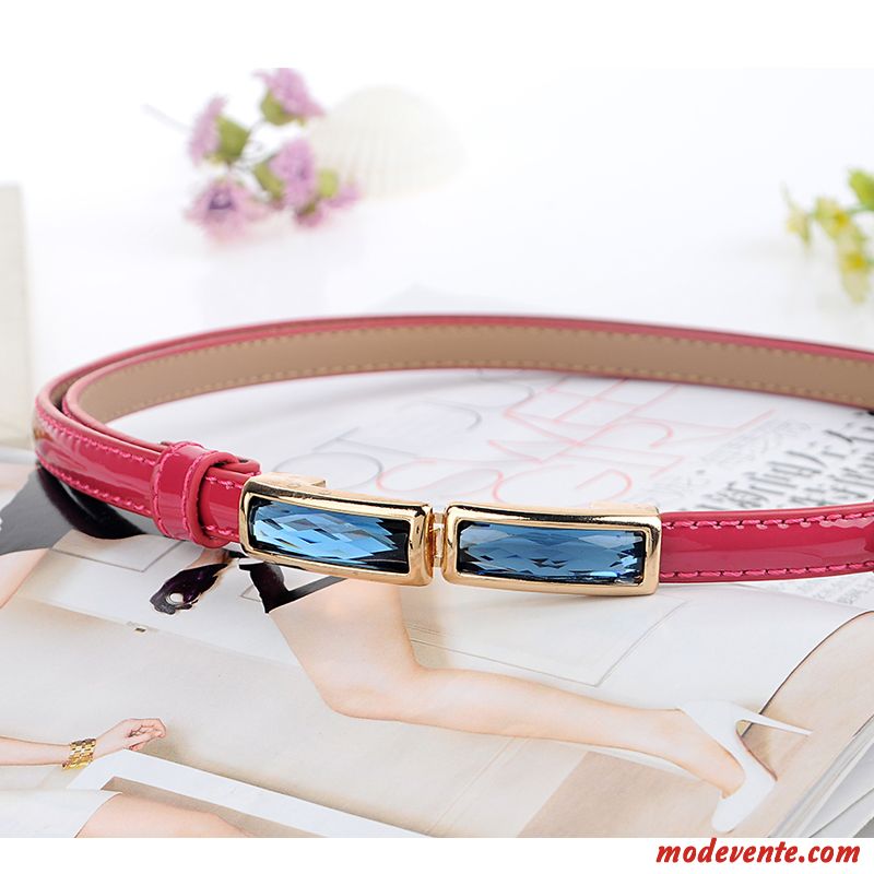 Ceinture Femme Modèles Féminins Bien All-match Mode Pierres De Strass Petit Or