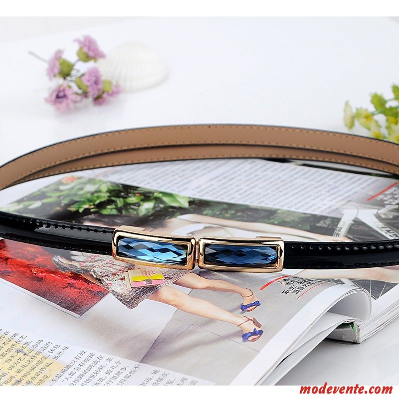 Ceinture Femme Modèles Féminins Bien All-match Mode Pierres De Strass Petit Or