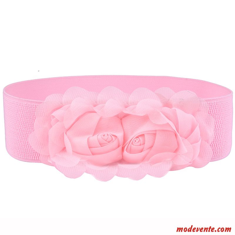 Ceinture Femme Élégant Soie All-match Mousseline De Soie Tendance Le Nouveau Blanc