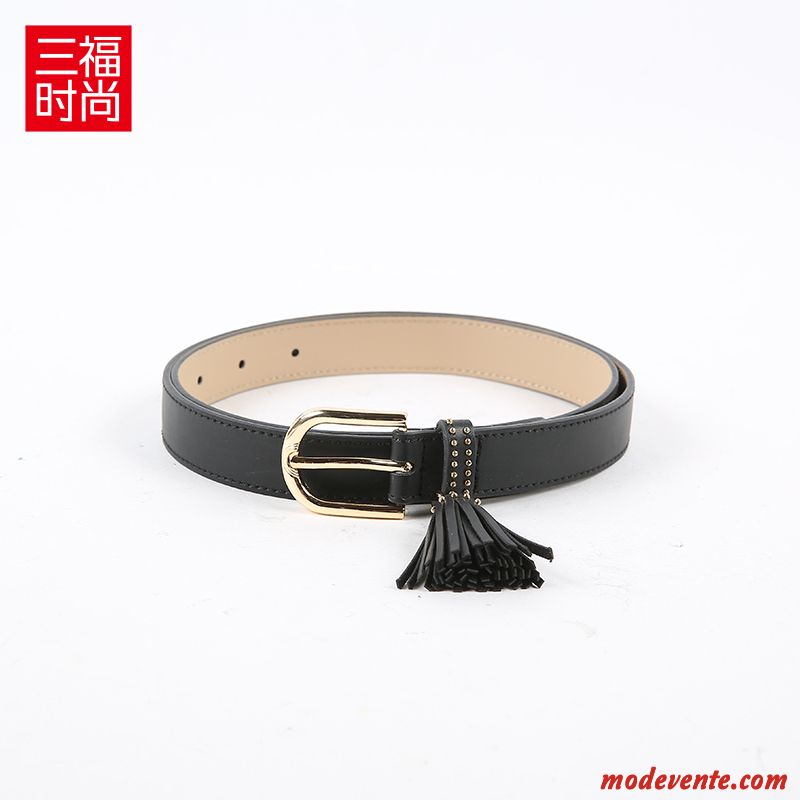 Ceinture Femme Été Loisir Tassel Le Nouveau Simple Rétro Vert Clair