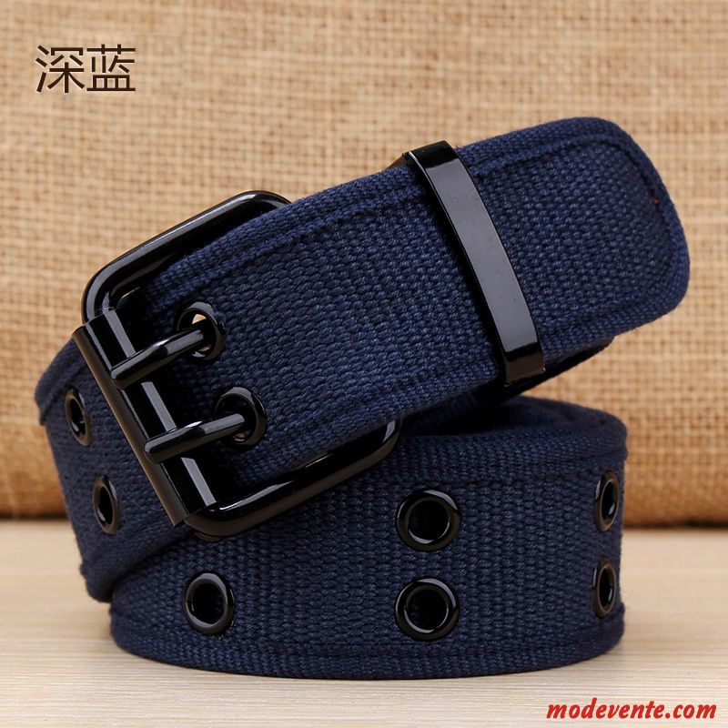 Ceinture Homme Femme Jeunesse Jeans Mode Toile Étudiant