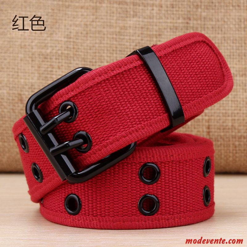 Ceinture Homme Femme Jeunesse Jeans Mode Toile Étudiant