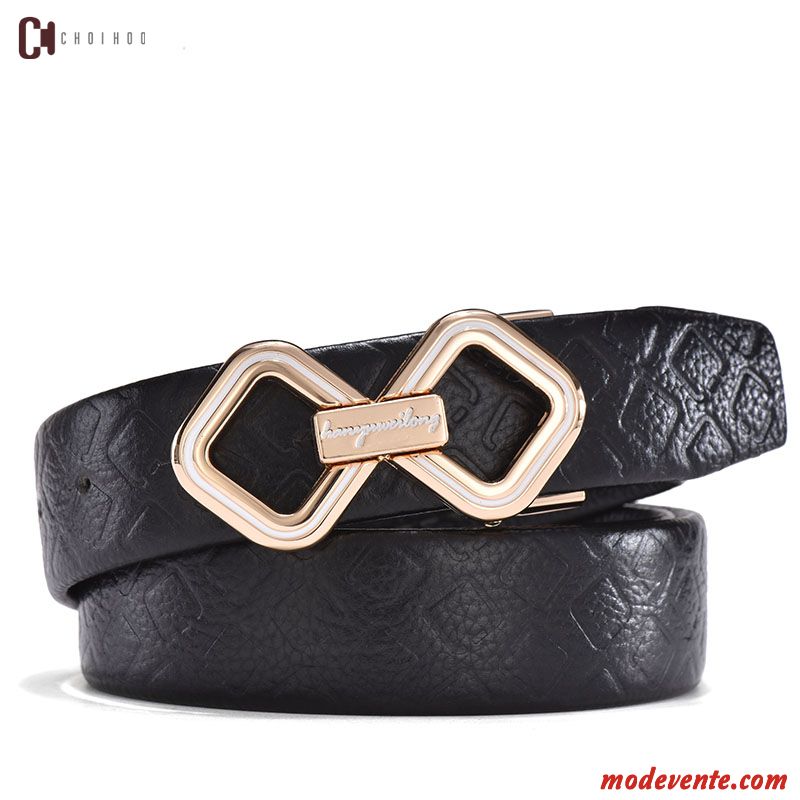 Ceinture Homme Haut Grade Lisse Crocodile Modèle Couche De Tête Cuir Véritable Entreprise Brun