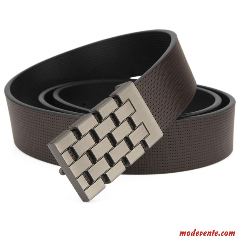 Ceinture Homme Mode Personnalité Jeunesse All-match Tendance Lisse Bleu