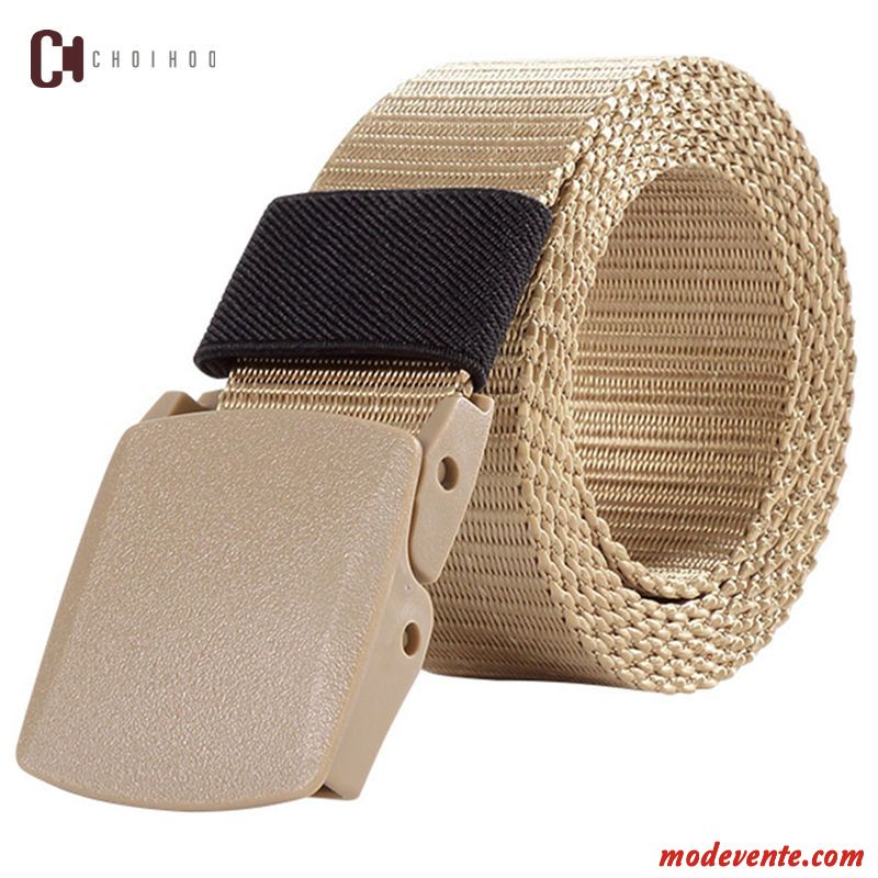 Ceinture Homme Tactique Authentique De Plein Air Jeunesse Camouflage Toile Vert Or