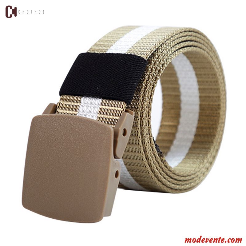 Ceinture Homme Tactique Authentique De Plein Air Jeunesse Camouflage Toile Vert Or