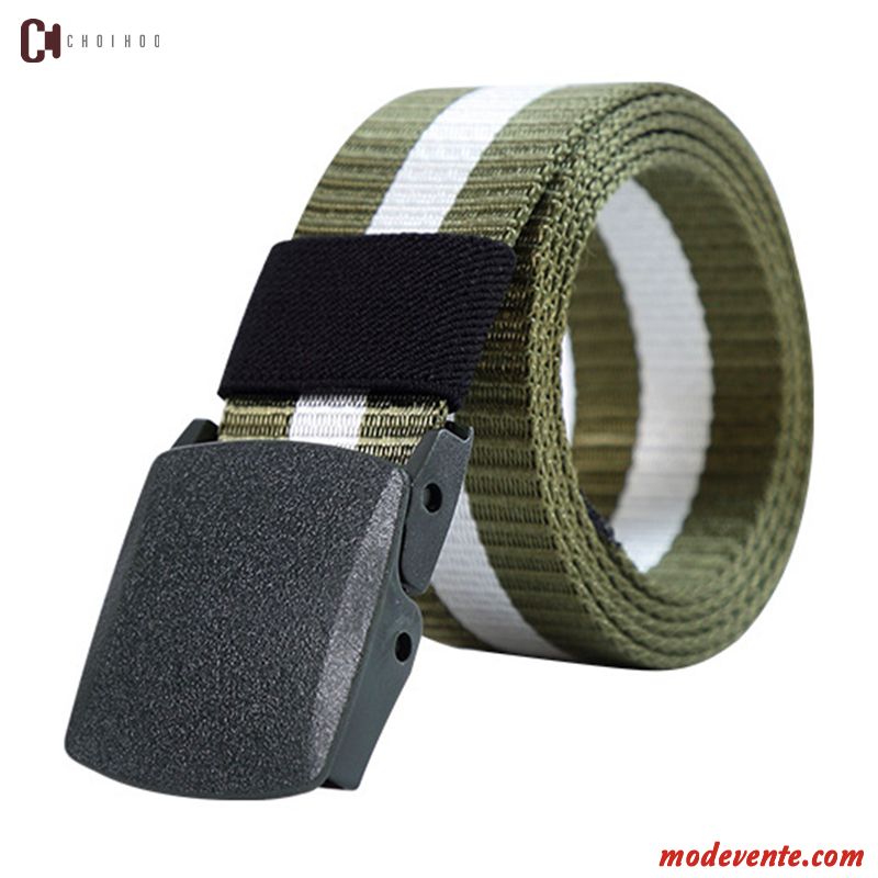 Ceinture Homme Tactique Authentique De Plein Air Jeunesse Camouflage Toile Vert Or