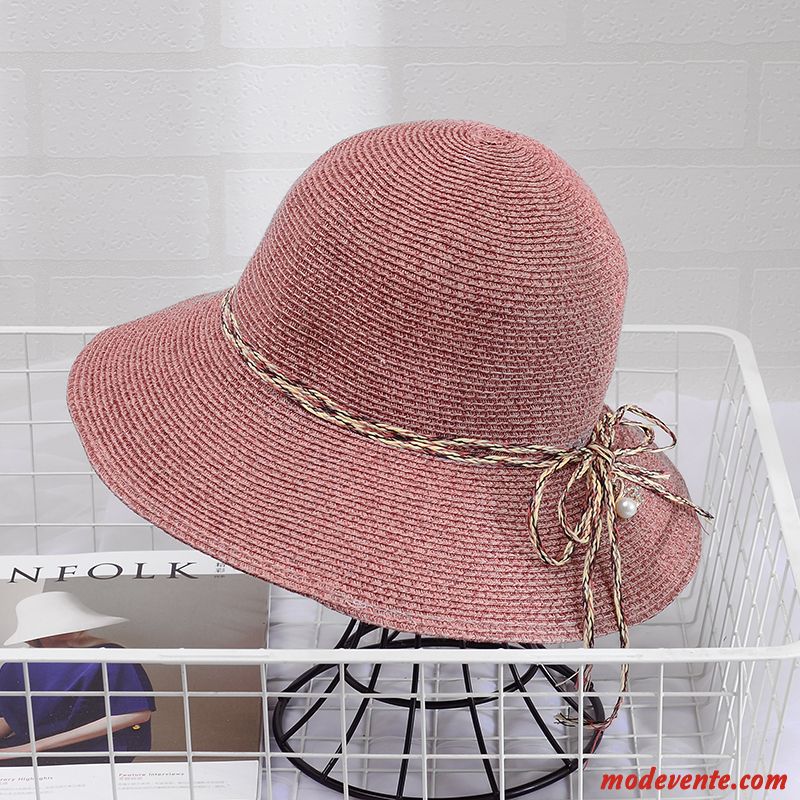 Chapeau Femme Art Bord De Mer Chapeau De Paille Été Ombre Tendance