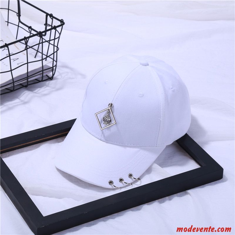 Chapeau Femme Casquette All-match Hip Hop Loisir Casquette De Baseball Rue Rose