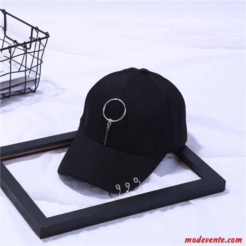 Chapeau Femme Casquette All-match Hip Hop Loisir Casquette De Baseball Rue Rose