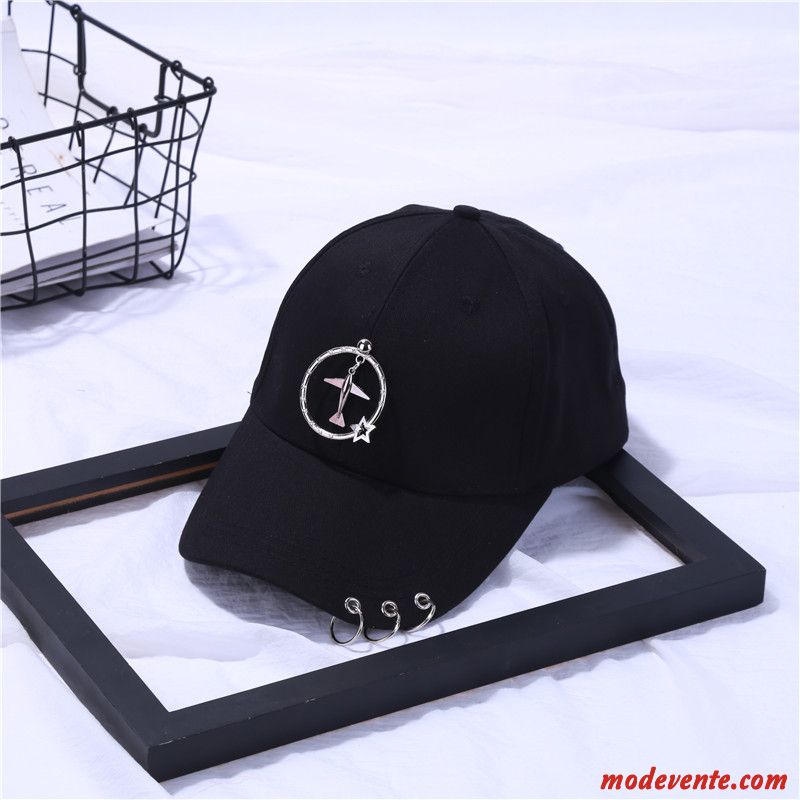 Chapeau Femme Casquette All-match Hip Hop Loisir Casquette De Baseball Rue Rose