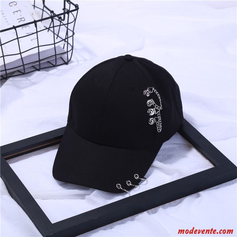 Chapeau Femme Casquette All-match Hip Hop Loisir Casquette De Baseball Rue Rose