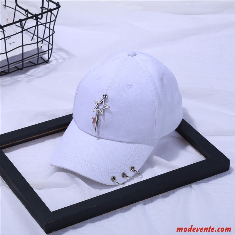 Chapeau Femme Casquette All-match Hip Hop Loisir Casquette De Baseball Rue Rose