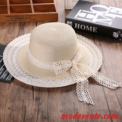 Chapeau Femme Chapeau De Soleil Voyage Enfant Ombre Été Plage Rose