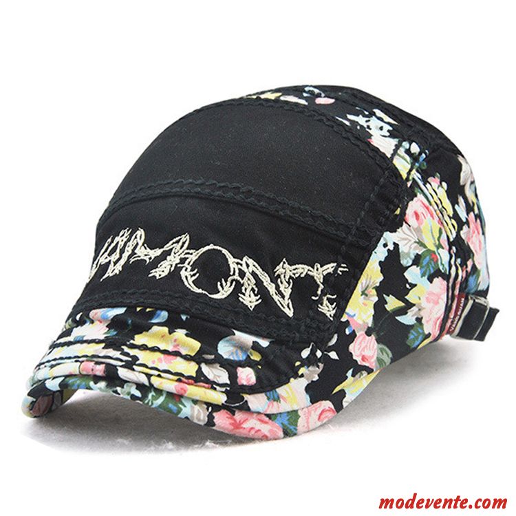 Chapeau Femme Charmant Doux Ombre Peintre Floral Casquette Bleu