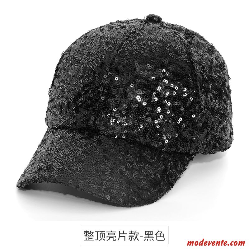 Chapeau Femme Crème Solaire All-match Loisir Casquette De Baseball Été Rue Argent