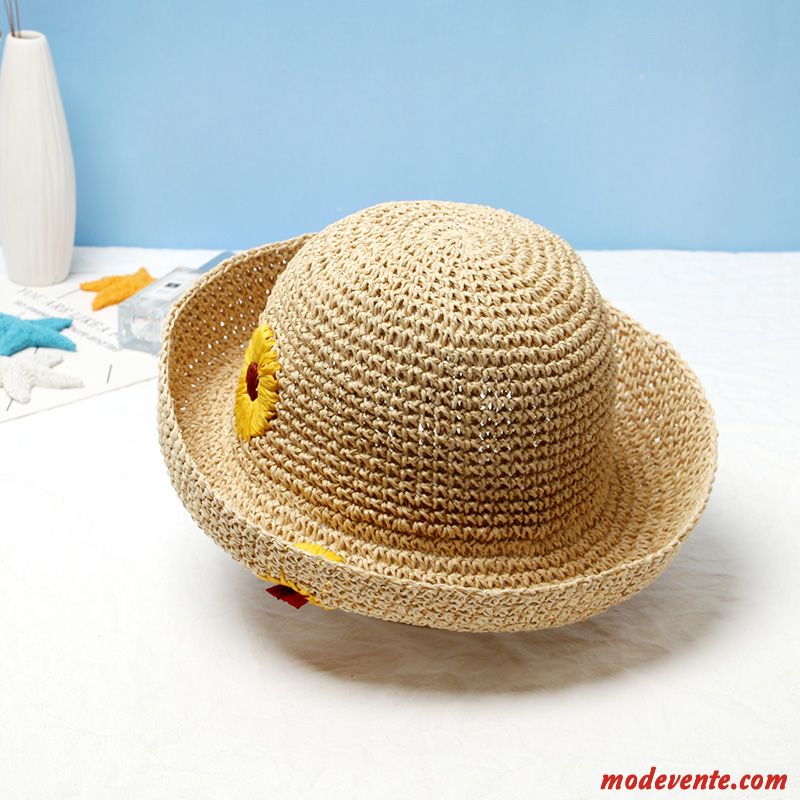 Chapeau Femme Frais Ombre Manuel All-match Chapeau De Soleil Voyage