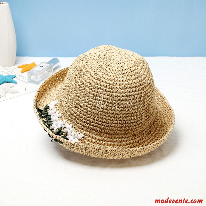 Chapeau Femme Frais Ombre Manuel All-match Chapeau De Soleil Voyage