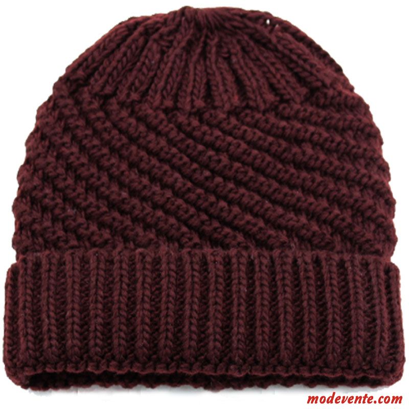 Chapeau Femme L'automne Section Mince Milieu Printemps Maman Hiver Violet