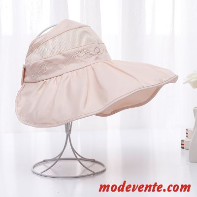 Chapeau Femme Plage Ombre Le Nouveau Couche Double Été Crème Solaire Vert