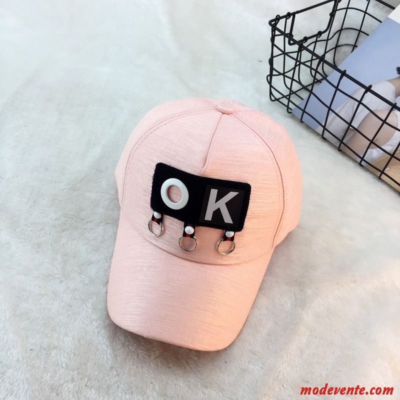 Chapeau Femme Rue Étudiant Homme Hip Hop Été Tendance Noir