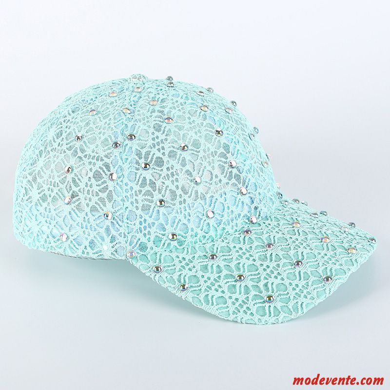 Chapeau Femme Réseau Casquette Dentelle Crème Solaire Hip Hop Tendance