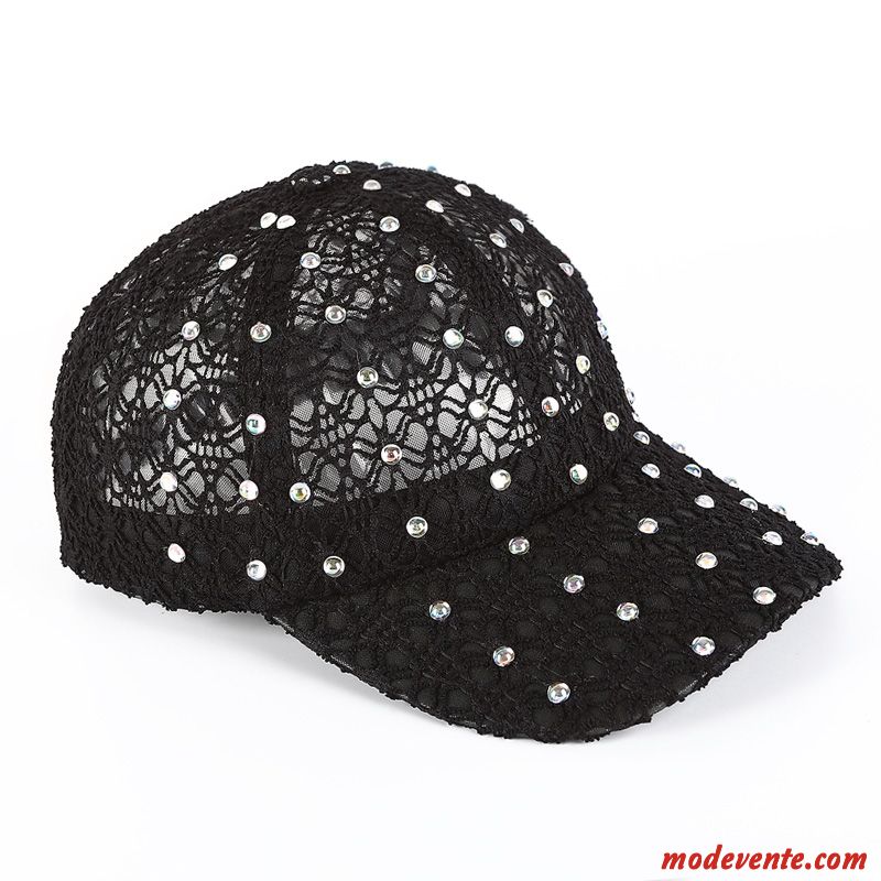 Chapeau Femme Réseau Casquette Dentelle Crème Solaire Hip Hop Tendance