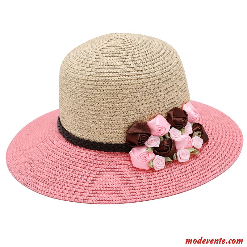 Chapeau Femme Été Plage Mode Bord De Mer Ombre Voyage