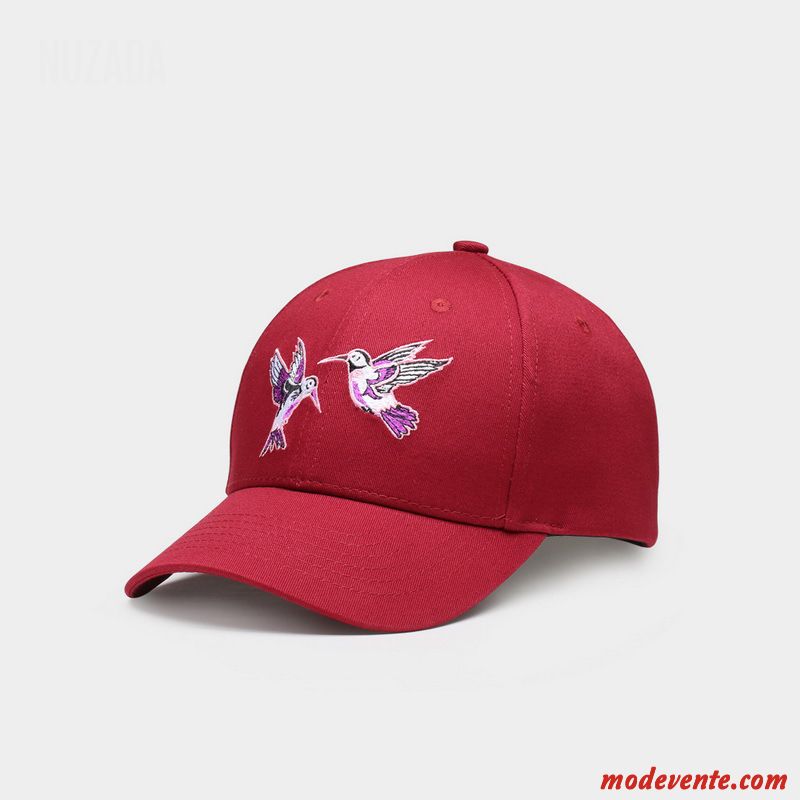 Chapeau Homme Brodé Amoureux Tendance Femme Casquette Casquette De Baseball Blanc