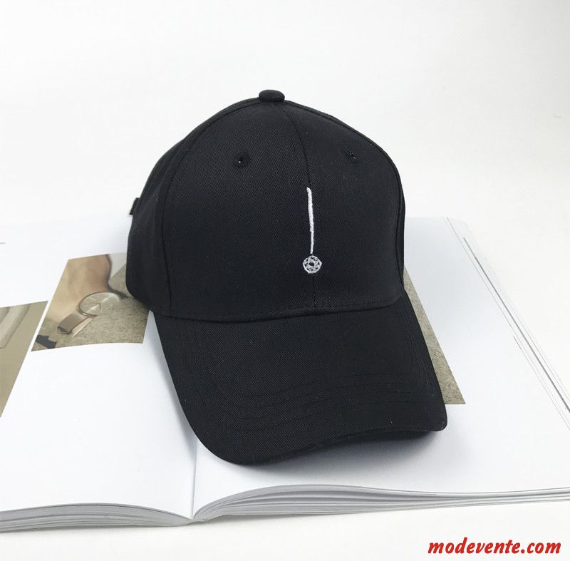 Chapeau Homme Casquette Amoureux Ombre Rue Femme Tendance Noir