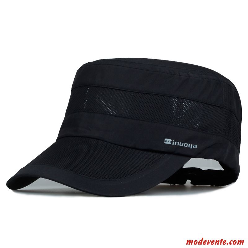 Chapeau Homme Casquette Crème Solaire De Plein Air Été Chapeau De Soleil Tendance Bleu