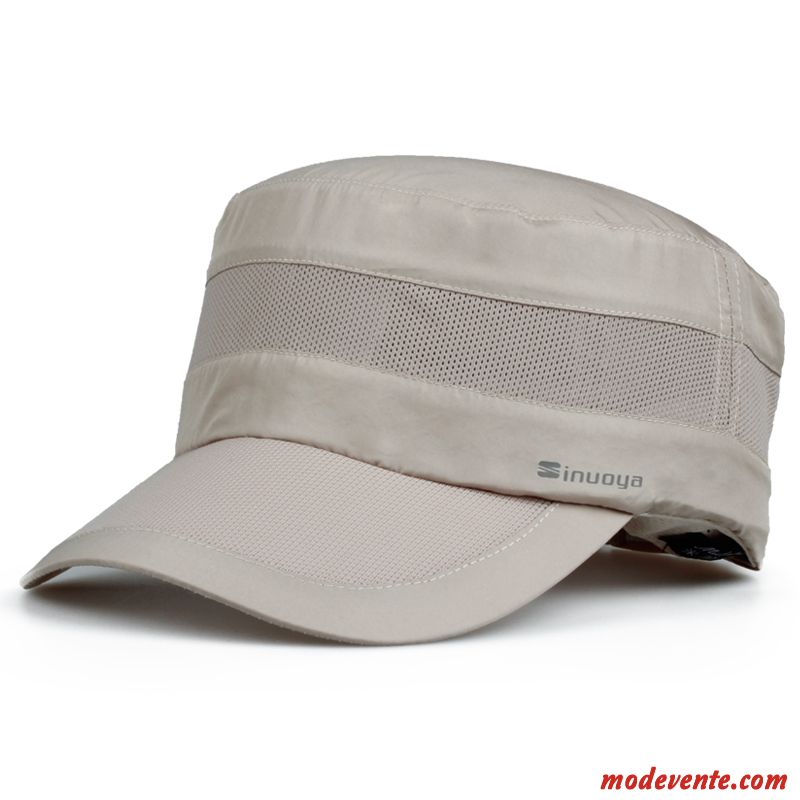 Chapeau Homme Casquette Crème Solaire De Plein Air Été Chapeau De Soleil Tendance Bleu