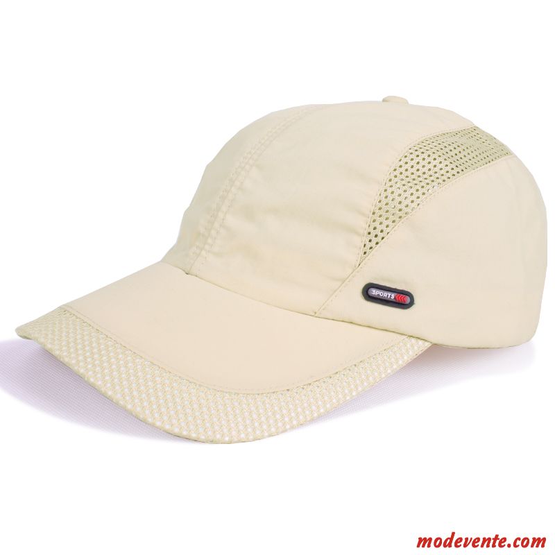 Chapeau Homme Casquette De Baseball Chapeau De Soleil Tendance Crème Solaire De Plein Air Ombre Brun