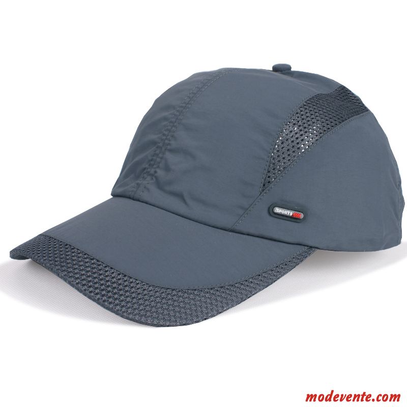 Chapeau Homme Casquette De Baseball Chapeau De Soleil Tendance Crème Solaire De Plein Air Ombre Brun