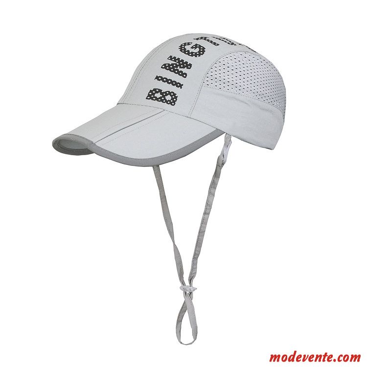 Chapeau Homme De Plein Air Femme Loisir All-match Casquette De Baseball Été Gris Foncé