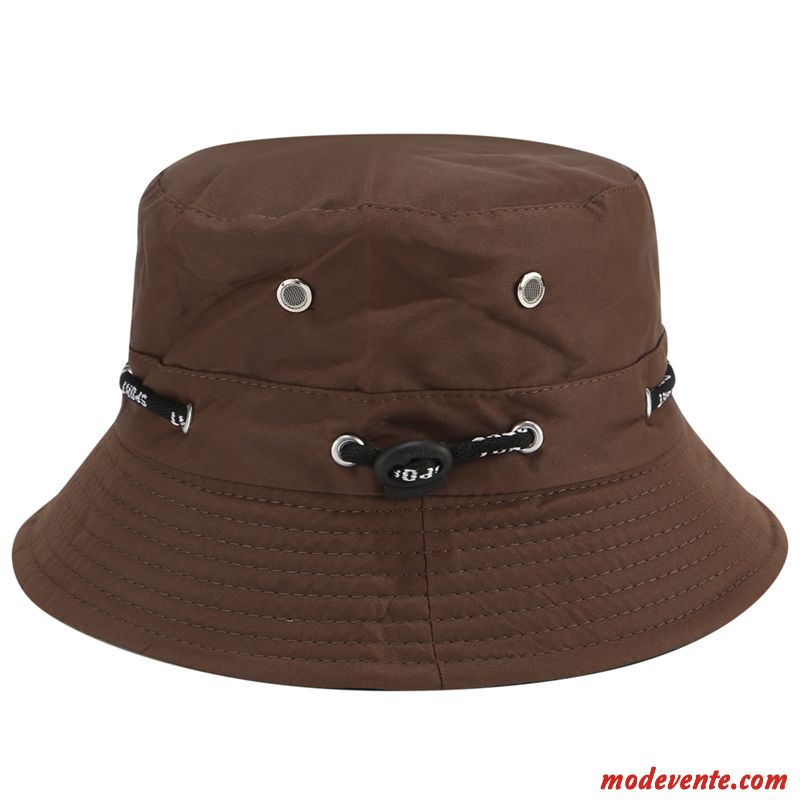 Chapeau Homme Femme All-match Tourisme Crème Solaire Chapeau De Pêcheur Ombre