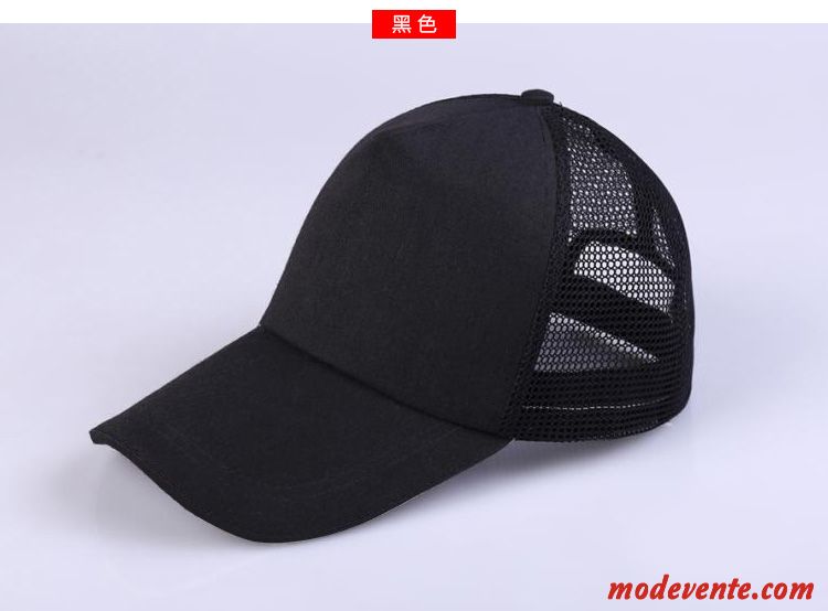 Chapeau Homme Femme Été Tourisme Casquette Réseau Blanc