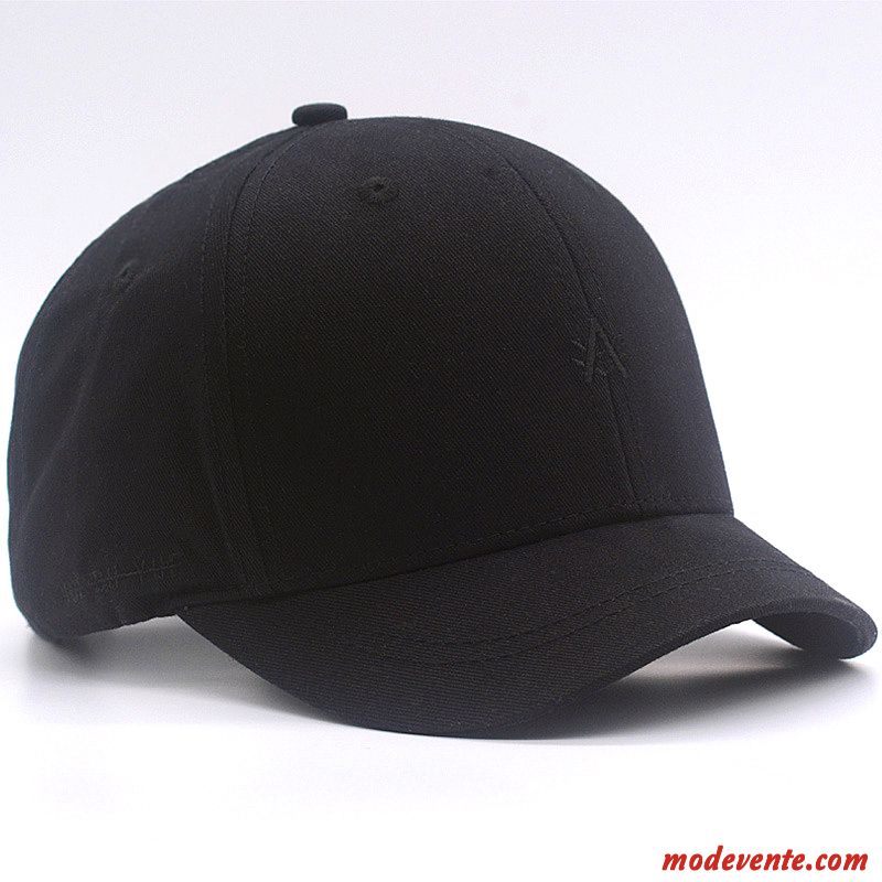 Chapeau Homme Jeunesse Tendance Casquette All-match Mode Le Nouveau Blanc Noir